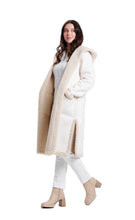 Load image into Gallery viewer, Nikki Jones Reversible Faux Shearling to Sherpa Ecru 8131-606 F25