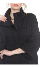 Load image into Gallery viewer, Textured Crinkle Grid Moonlight Jacket 4062