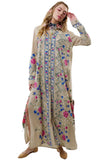 Kensington Embroidered Gardens Maxi Duster / Topper