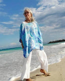 Tie Dye Linen Blouse