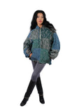 Patchwork Rayon Hoodie