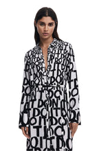 Load image into Gallery viewer, LETTERING MIDI DRESS