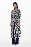 LETTERING MIDI DRESS
