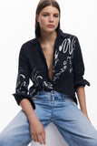 INK LETTER SHIRT