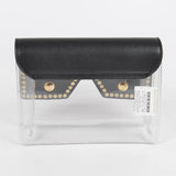 Square Rhinestone Glasses Clear Clutch