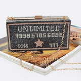 Unlimited Rhinestone Party Clutch
