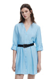 SHIRT DRESS WITH BELT