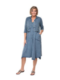 L503 Parker Jacket Top in Denim