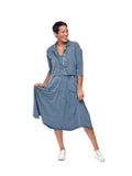 L503 Parker Jacket Top in Denim