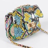 Multi Snake Quilted Mini Bag