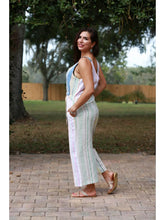 Load image into Gallery viewer, Stripes Chic Patchwork Romper