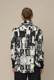 Typo Crinkle Sofia Shirt T45866
