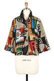 DAMEE COLORFUL ART CROPPED JKT - 5005-MLT