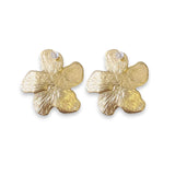 Gold Flower Statement Earring | Stainless Steel | Artisan