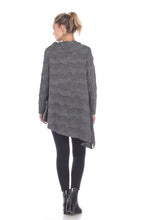 Load image into Gallery viewer, Moonlight Soft Textured Asymmetric Sweater in Black - 2944