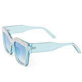 Rhinestone Cat Eye Statement Sunglasses Set