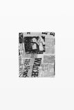 RECTANGULAR NEWSPAPER SCARF