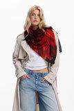 RECTANGULAR FLORAL SCARF Desigual