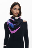 RECTANGULAR FLORAL SCARF