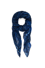 Load image into Gallery viewer, PLEATED RECTANGULAR PAISLEY SCARF