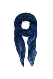 PLEATED RECTANGULAR PAISLEY SCARF