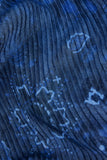 PLEATED RECTANGULAR PAISLEY SCARF