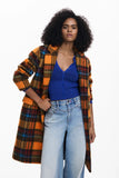 LONG CHECKERED COAT