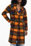 LONG CHECKERED COAT