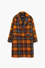 Load image into Gallery viewer, LONG CHECKERED COAT