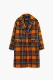 LONG CHECKERED COAT