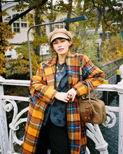 Load image into Gallery viewer, LONG CHECKERED COAT