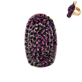 Rhinestone Shield Ring