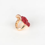 Rhinestone Shield Ring