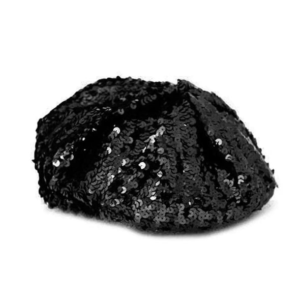 Fully Sequin Embellished Beret Hat