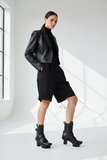 Dimension Platform Leather Ankle Boot