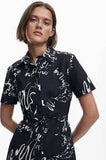 Printed Short Dress Desigual