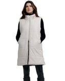Puffer Vest w/Side Snap Detail Nikki Jones K5142R-815