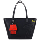 Danielle Nicole Peanuts Snoopy Minimal Black Tote- BoxLunch Exclusive