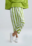 THESSALY Striped jersey harem pants