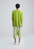 THESSALY Striped jersey harem pants