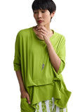 SOLENE Layered jersey tunic