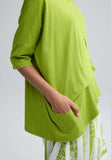 SOLENE Layered jersey tunic