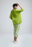 SOLENE Layered jersey tunic