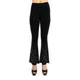 Flared Leggings Pants with Stones