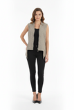 My Soul Sleeveless Bubble Top in Khaki