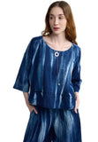 AVERY Batik-effect muslin blouse LUUKAA
