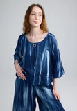 AVERY Batik-effect muslin blouse LUUKAA