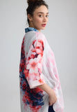 ROSALIE Long printed muslin shirt