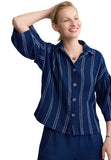 JASMINA Boxy denim muslin jacket LUUKAA