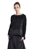 CRISTAL Textured blouse LUUKAA top